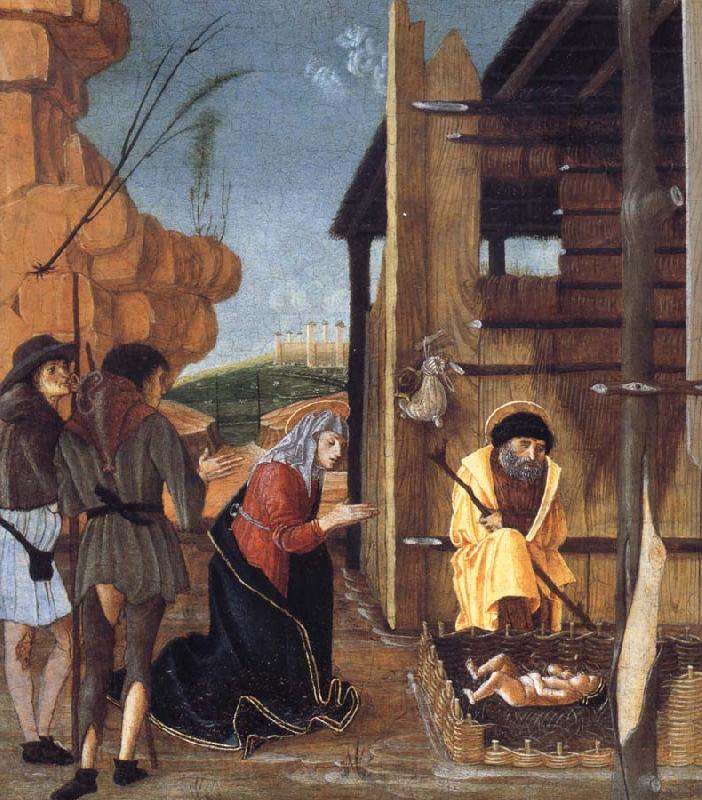 BUTINONE, Bernardino Jacopi The Adoration of the Shepherds Spain oil painting art